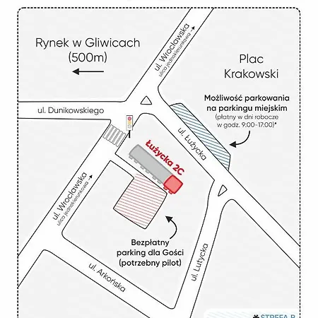Kairos - Szafir - Darmowy Parking, Scisle Centrum * 格利维采